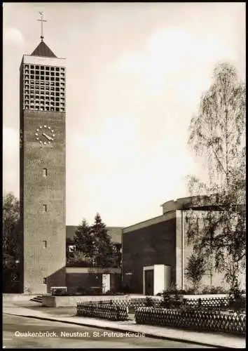 Ansichtskarte Quakenbrück Neustadt, St.-Petrus-Kirche 1970
