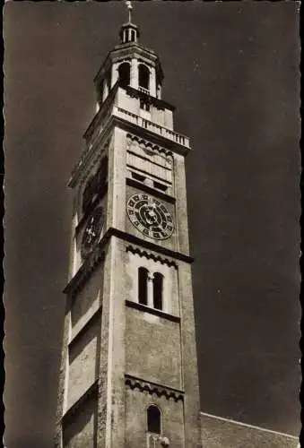 Ansichtskarte Augsburg Perlachturm 1960