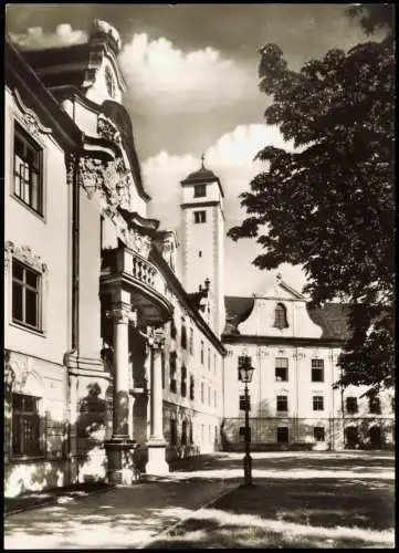 Ansichtskarte Augsburg Bischofsplatz 1960