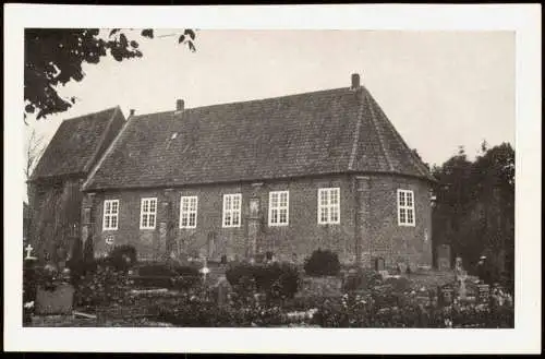 Ansichtskarte Altenhuntorf-Elsfleth (Weser) St. Jakobi-Kirche 1953
