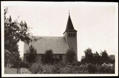 Ansichtskarte Bookholzberg-Ganderkesee Ev.-luth. Kirche 1962