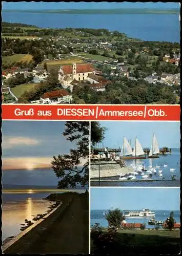 Dießen am Ammersee (Diessen) Mehrbildkarte Gruß aus DIESSEN Ammersee Obb. 1980