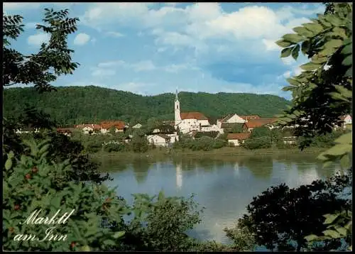 Ansichtskarte Marktl Teilansicht Ortsansicht von MARKTL am Inn 1980