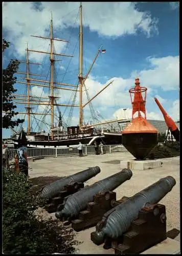 Ansichtskarte Bremerhaven Museumshafen mit Barke „SEUTE DEERN" 1975