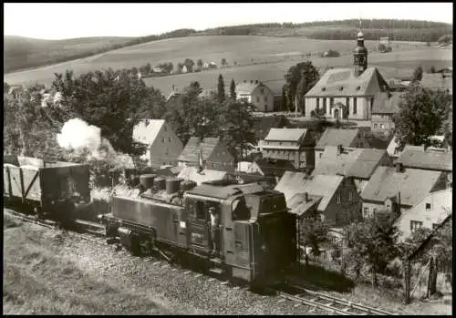 Ansichtskarte .Sachsen Schmalspurbahn Cranzahl-Oberwiesenthal 1984