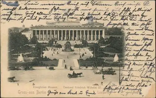 Ansichtskarte Berlin Königliches Museum, Lustgarten 1918/0000