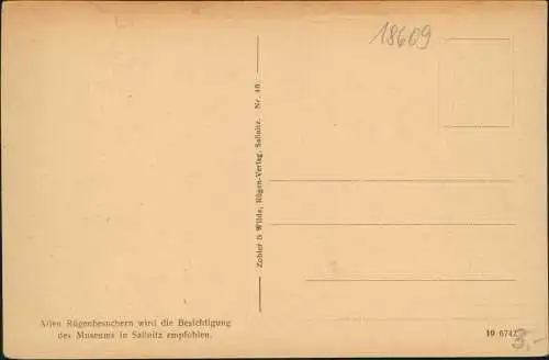 Ansichtskarte Binz (Rügen) Ruderer auf dem Schmachtersee 1913