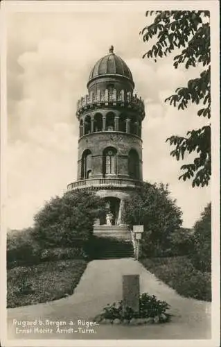 Ansichtskarte Bergen (Rügen) Ernst-Moritz-Arndt-Turm 1940