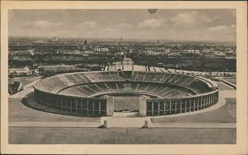 Ansichtskarte Berlin Blick über das Olympiastadion 1930