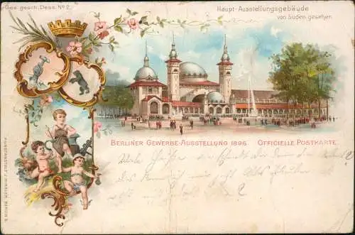 Ansichtskarte Berlin Berliner Gewerbe-Ausstellung 1896 1896