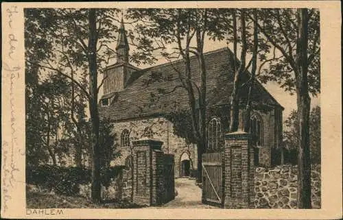 Ansichtskarte Dahlem-Berlin St.-Annen-Kirche 1925