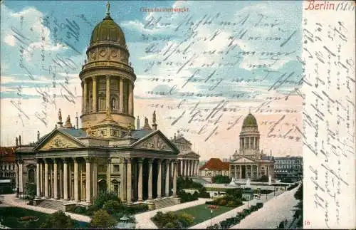 Ansichtskarte Berlin Gendarmenmarkt 1905