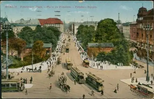 Ansichtskarte Tiergarten-Berlin Potsdamer Platz 1926