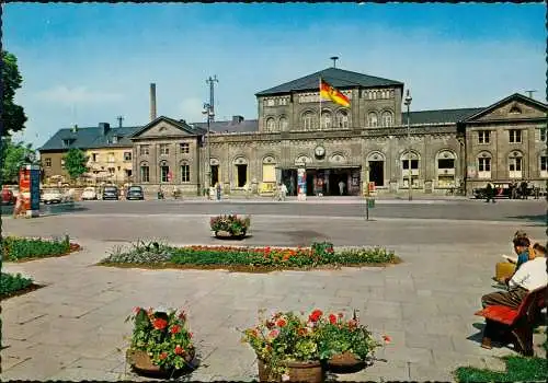 Ansichtskarte Göttingen Bahnhof Bahnhofsvorplatz 1970