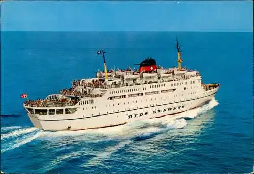 Ship Schiff Schiffsfoto-AK DFDS SEAWAYS M.S. "DANA CORONA" 1975