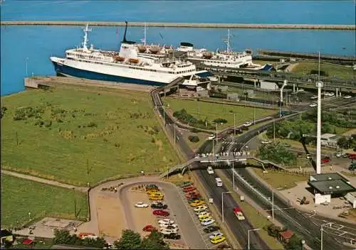 Puttgarden Fährbahnhof Puttgarden (Fehmarn-Kai) an der Vogelfluglinie 1980