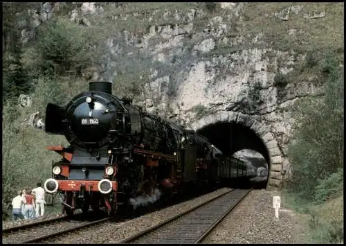 Ansichtskarte  Dampflokomotiven im Pegnitztal 1990