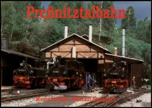 Ansichtskarte .Deutschland Preßnitztalbahn 1997
