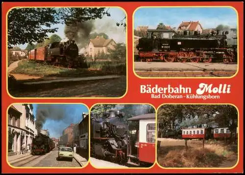 .Mecklenburg-Vorpommern Die Bäderbahn Molli Bad Doberan Kühlungsborn 1990