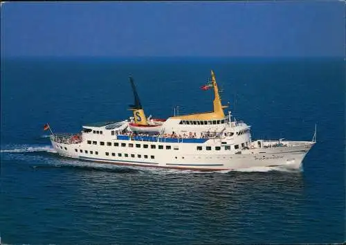 Ansichtskarte  Fährschiff MS "Poseidon" 1987