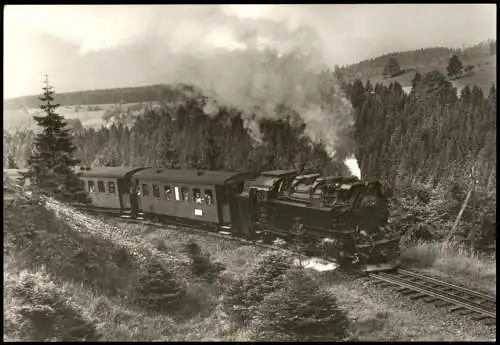 Harzquerbahn -  Dampflokomotive 1982