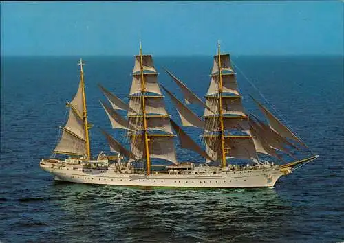 Ansichtskarte  Großsegler Schiff Ship Segelschulschiff Gorch Fock 1970