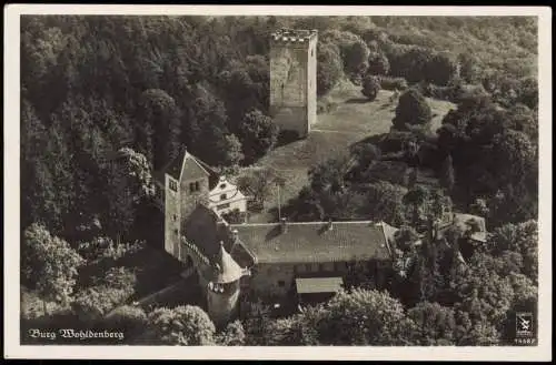 Ansichtskarte Sillium-Holle (LK Hildesheim) Burg Wohldenberg - Luftbild 1932