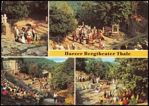 Ansichtskarte Thale (Harz) Bergtheater 1985