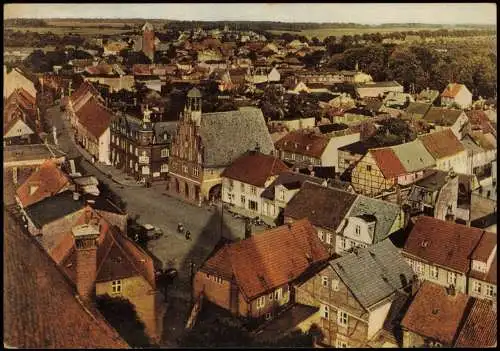 Ansichtskarte Grimmen Stadt und Strassenblick 1964