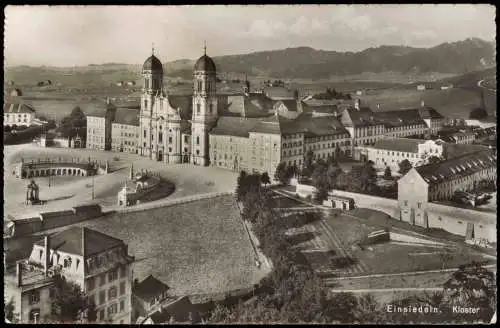 Ansichtskarte Einsiedeln Kloster - Fotokunst 1959