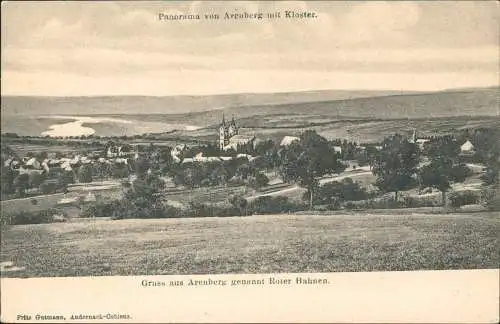 Ansichtskarte Arenberg-Koblenz Stadt und Kloster 1905