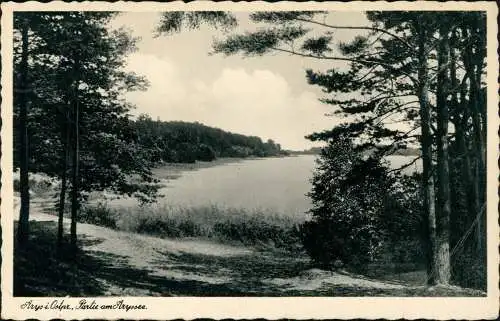 Postcard Arys Orzysz Partie am Aryssee  Ostpreußen 1939