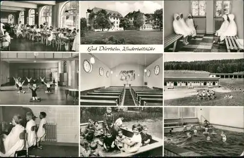 Ansichtskarte Bad Dürrheim Kurklinik für Kinder 1970