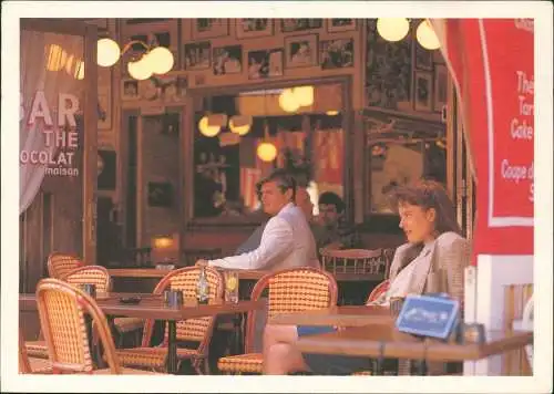 CPA Deauville MAYON SPRING SUMMER Restaurant Künstlerkarte 1988