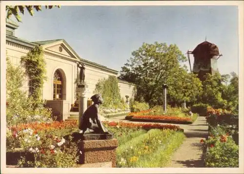 Postcard Stockholm WALDEMARSUDDE, Windmill Windmühle 1974