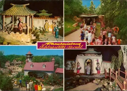 Ansichtskarte Brühl Phantasialand Schloßstadt Brühl (Mehrbildkarte) 1980