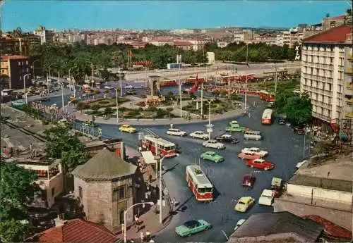 Istanbul  Constantinople Taksim Square La place de Taksim Taksim Platz 1971