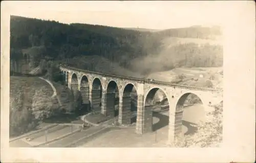 Ansichtskarte Hetzdorf-Flöha (Sachsen) Viadukt 1949