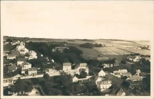 Ansichtskarte Oederan Panorama-Ansicht Blick n.d. Freigut 1930