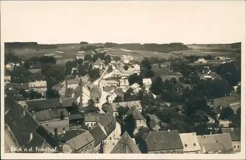 Ansichtskarte Oederan Blick n.d. Friedhof. 1930