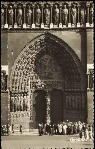 CPA Paris Kathedrale Notre-Dame de Paris 1960