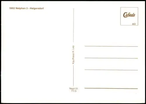 Helgersdorf-Netphen Mehrbildkarte mit diversen Ortsansichten Helgersdorf 1977