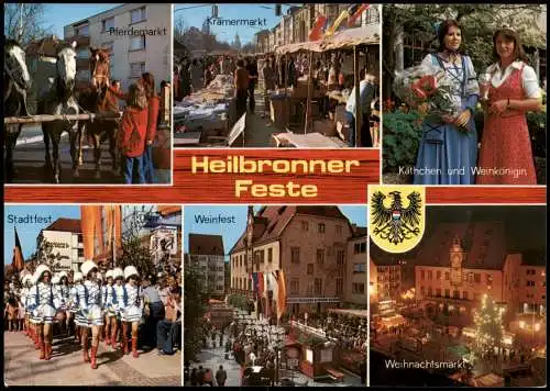 Heilbronn Krämermarkt Pferdemarkt Heilbronner Feste Stadtfest Weinfest 1975