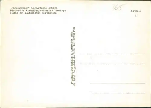 Ansichtskarte Brühl Phantasialand Märchen- u. Abenteuerparadies 1980