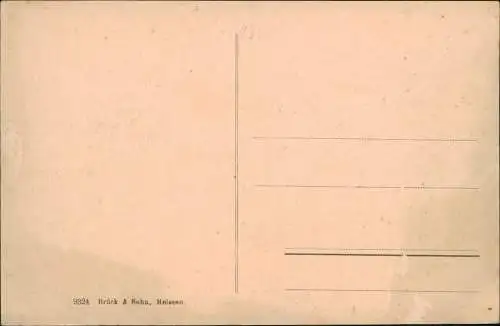 Ansichtskarte Oederan Langestraße 1907