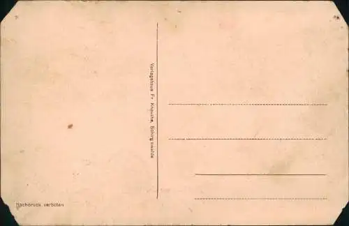 Ansichtskarte Frankenstein-Oederan Stadtansichten, Fachwerkhäuser 1922