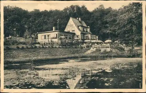 Oederan Waldeinkehr zum Klein-Erzgebirge Restaurant Erzgebirge 1936