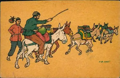 Georgien (allgemein) Georgische Trachten Georgien ტფილისი: ნახშირი გაყიდეს. 1912