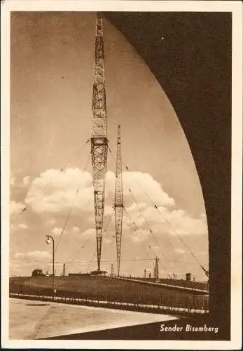 Ansichtskarte Bisamberg Sender Bisamberg 1934 Sonderstempel RAVAG  Ausstellung