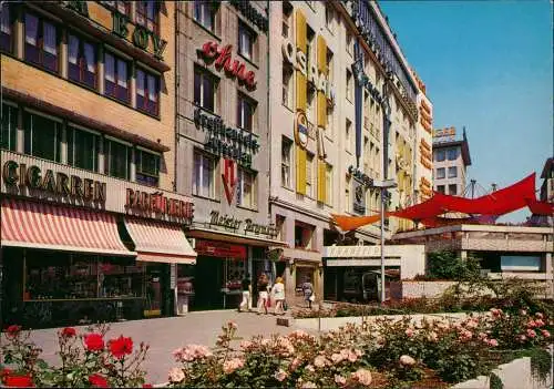 Ansichtskarte Frankfurt am Main An der Hauptwache - Geschäfte 1972